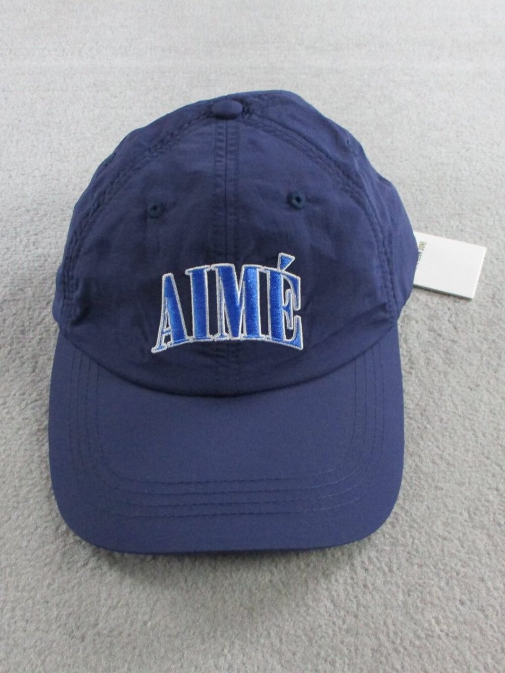 Aime Leon Dore Nylon Crusher Hat Cap Naval Academy Navy Blue Streetwear NEW NWT